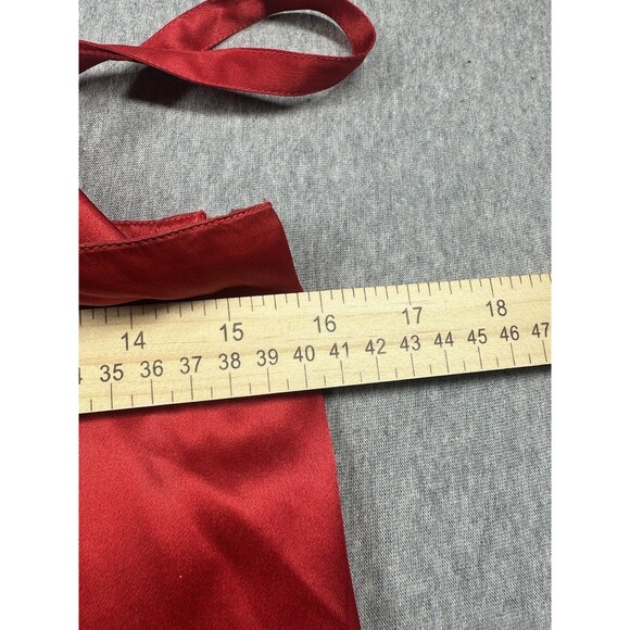 Red Oleg Cassini Sleeveless Shirt Blouse Collection Size 6 Silk - Picture 7 of 11